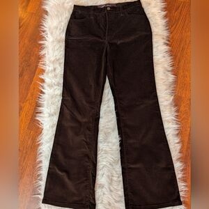 NYDJ Dark Brown Corduroy Pants 8P